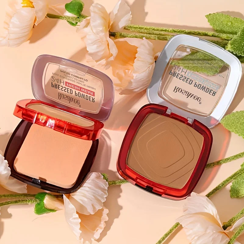 Matte Full Coverage Pressed Powder Foundation — 24H Oil Control