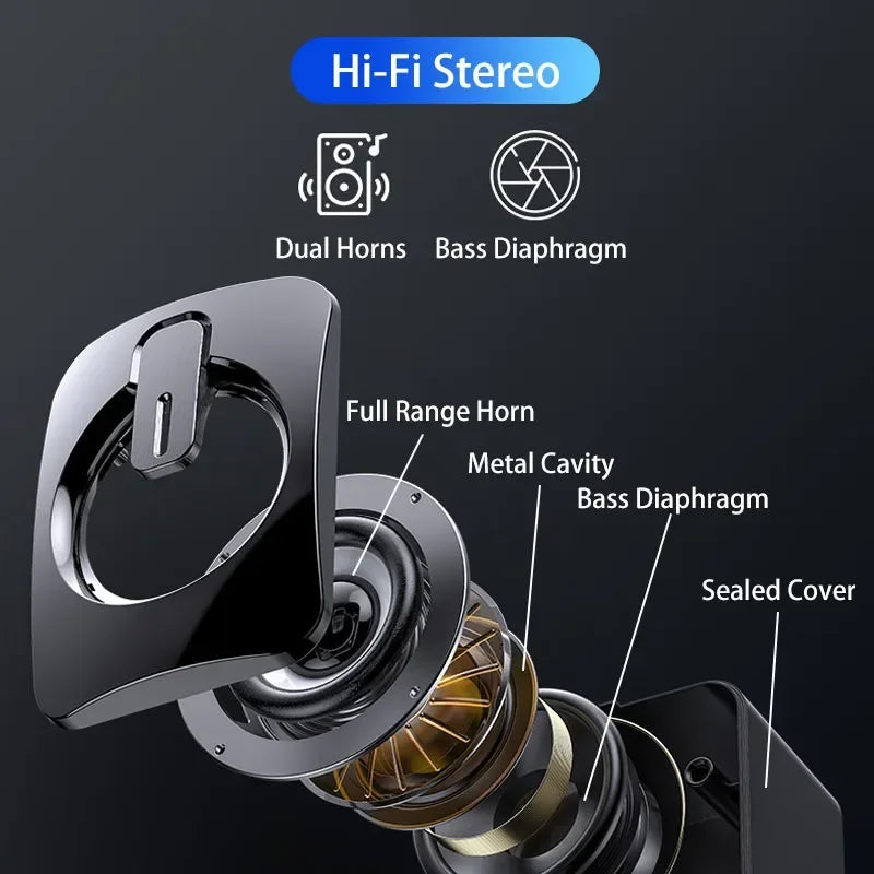 USB Wired Computer Speaker with Microphone — High Fidelity Stereo Desktop
