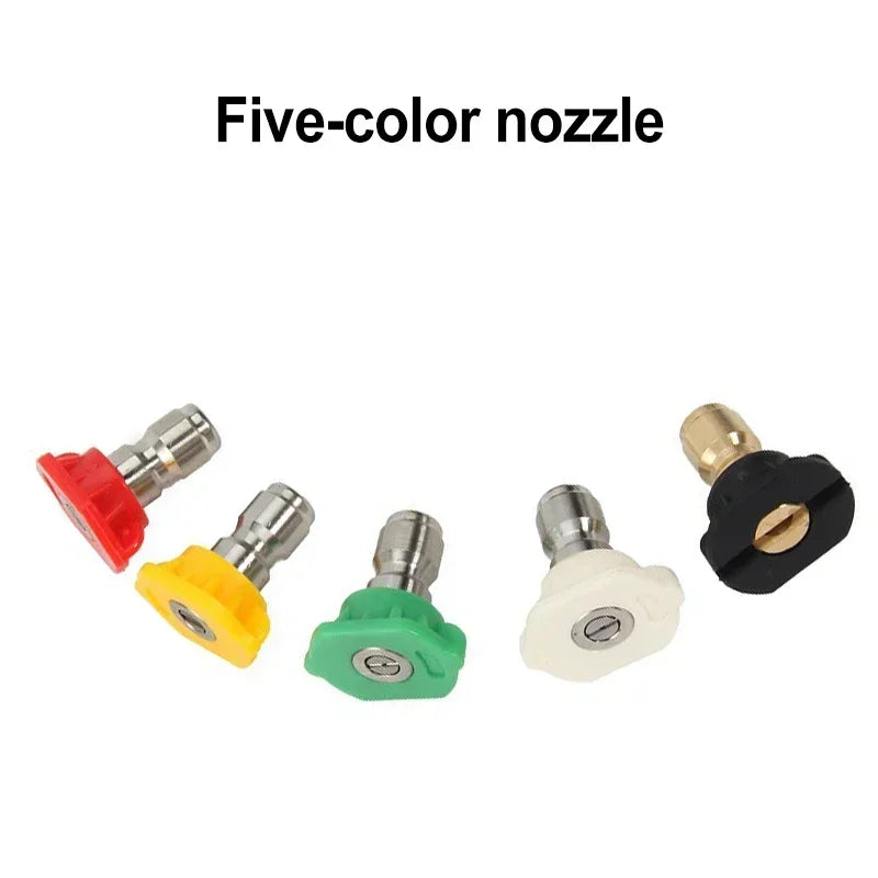 Karcher K2–K7 Pressure Washer Adapter Kit with 5-Color Nozzles & Quick Connector