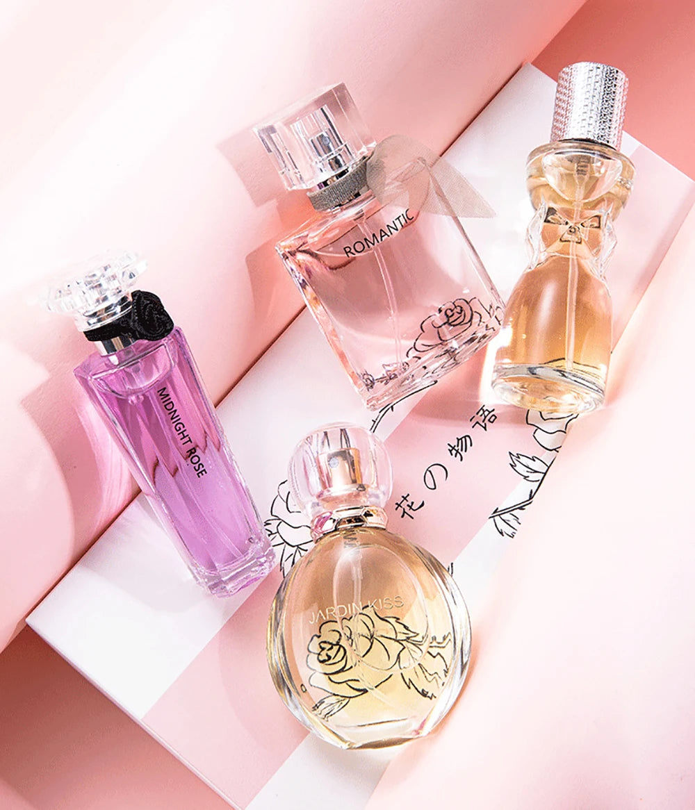 Women’s Floral Pheromone Fragrance Gift Box Set 105ml – 4-Piece Feminine Charm Spray Collection