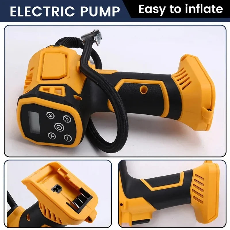 Cordless Tire Inflator with Digital Pressure Control