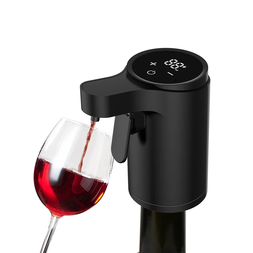 Electric Wine Decanter Aerator & Dispenser — Automatic Wine Pourer Pump