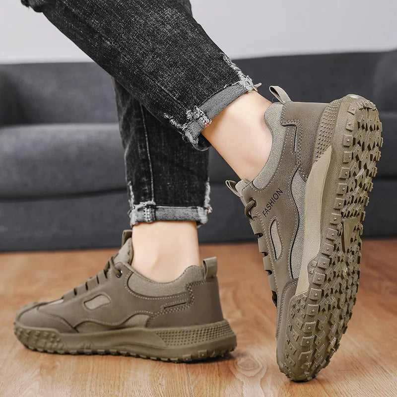 Men's Thick-Sole Anti-Slip Outdoor Platform Sport Shoes
