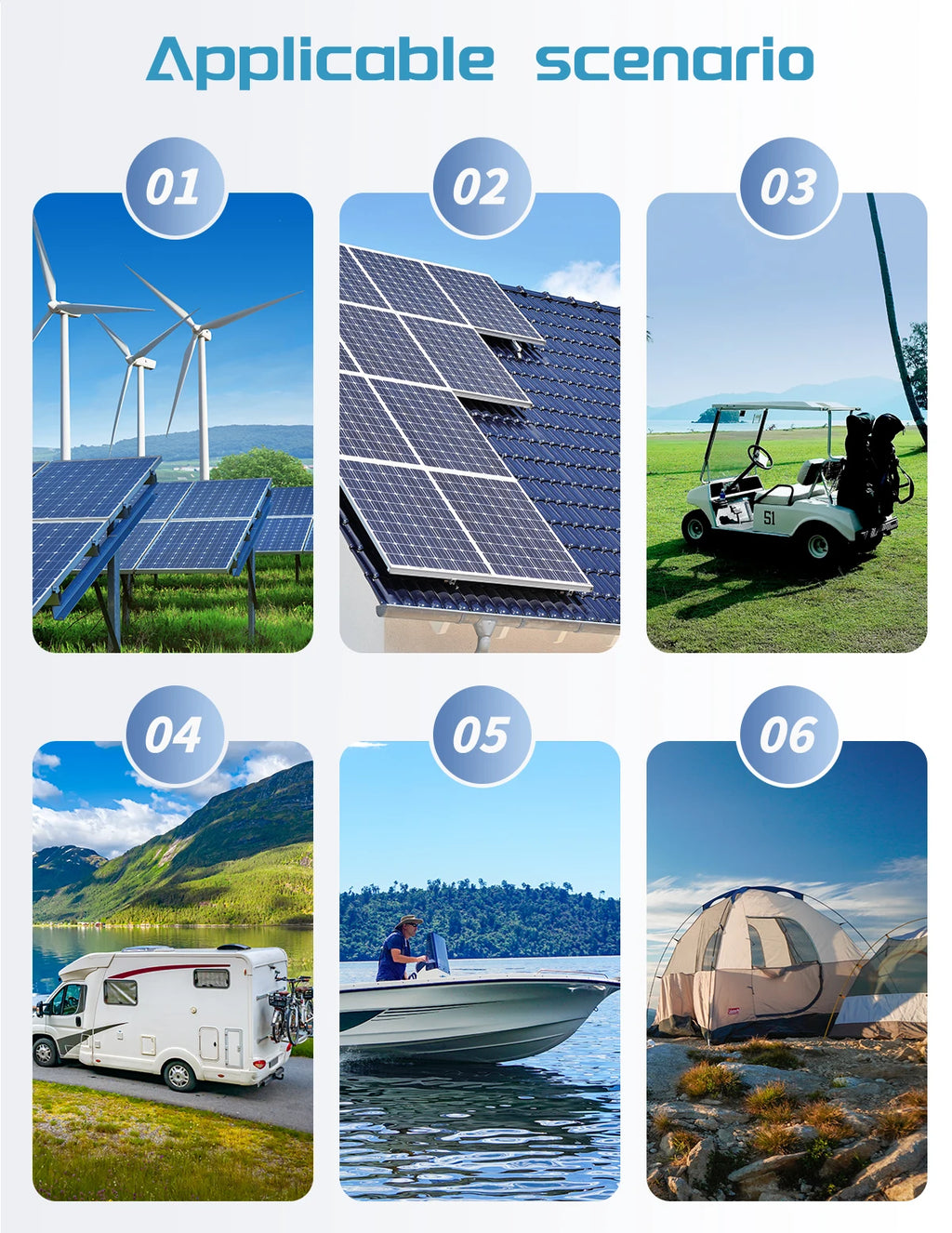 LiFePO4 12V 200Ah Deep Cycle Battery — Built-In BMS for Solar, RV & Marine