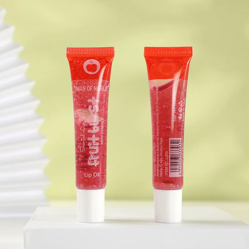 6-Piece Fruity Lip Gloss Set — Hydrating Glossy Clear Lip Gel
