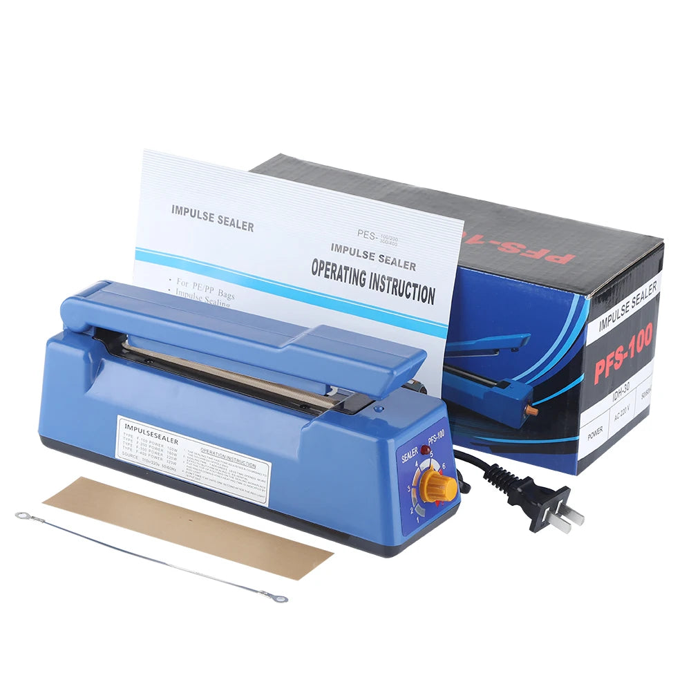 Electric Heat Sealer — Hand Press Vacuum Bag Sealing Machine for Food & Packaging