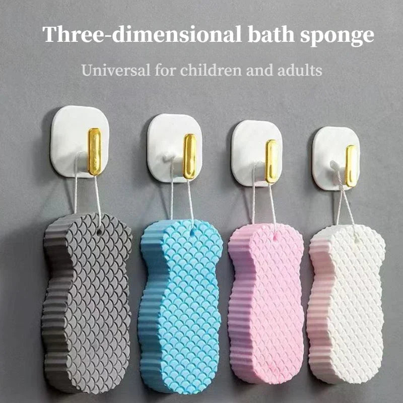 Soft Sponge Body Scrubber for Baby & Adults – Exfoliating Bath Scrub Sponge & Dead Skin Remover