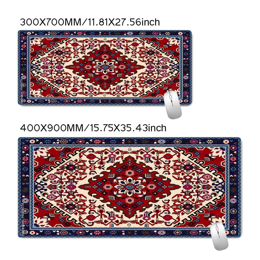Persian Rug XXL Gaming Mouse Pad — Large Vintage-Style Desk Mat