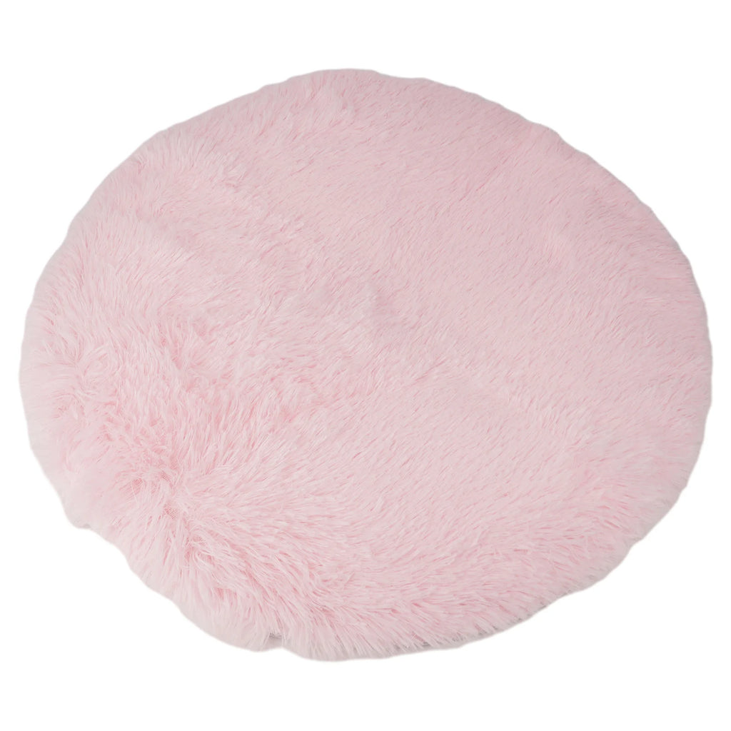 Super Soft Shaggy Area Rug – Anti-Slip 4cm Pile Round Rug for Living Room & Bedroom, 12 Colors & 3 Sizes
