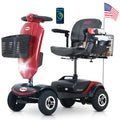 4-Wheel Mobility Scooter with Windshield – 300W, 10-Mile Range