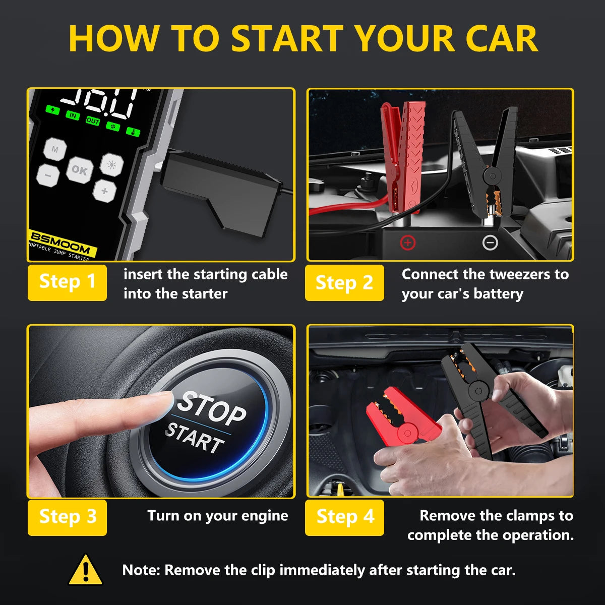 BIUBL 7000A Car Jump Starter with Air Compressor — 30000mAh Power Bank, 12V, Multi-Function