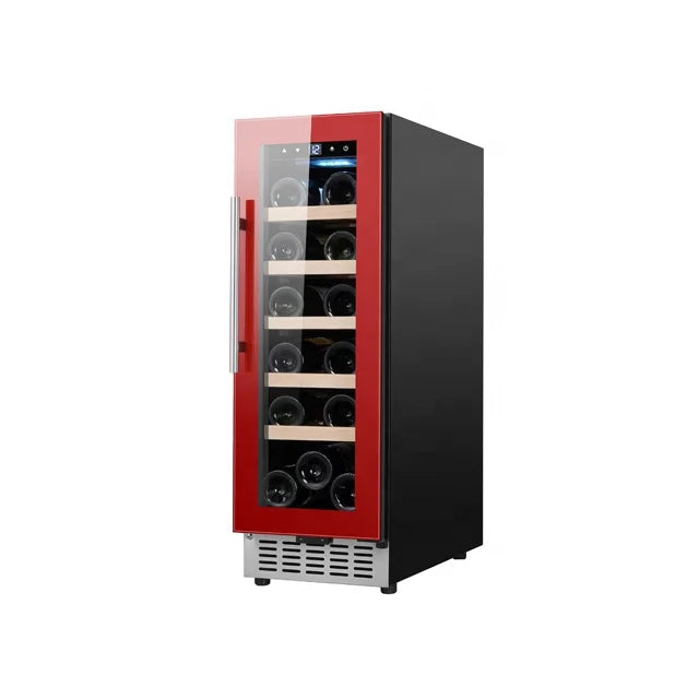Electric Wine Cooler — 18-Bottle Red & White Wine Cellar Refrigerator Fridge for Home