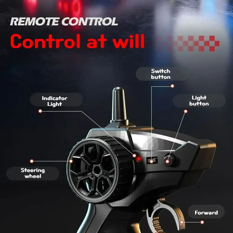 1:24 Scale 4WD RC Drift Car – High Speed Electric Racing Car for Kids & Adults