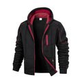Men's Solid Color Zip Hoodie Jacket — Classic Everyday Zip-Up
