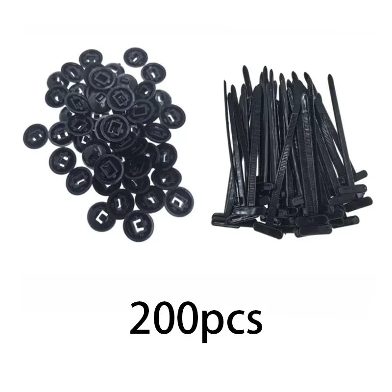 Push. Lock. Done. — ABS Nylon Cable Tie Buckle Clips | Mudguard, Fender & Trunk Lining Fasteners, Self-Locking, 5–200pcs