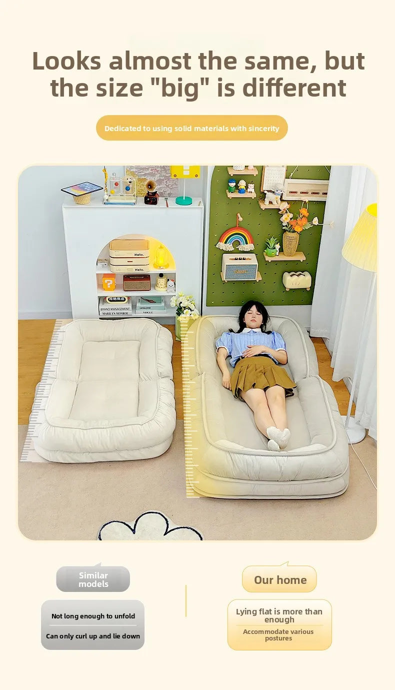 Folding Tatami Floor Sofa with Foam Cushioning