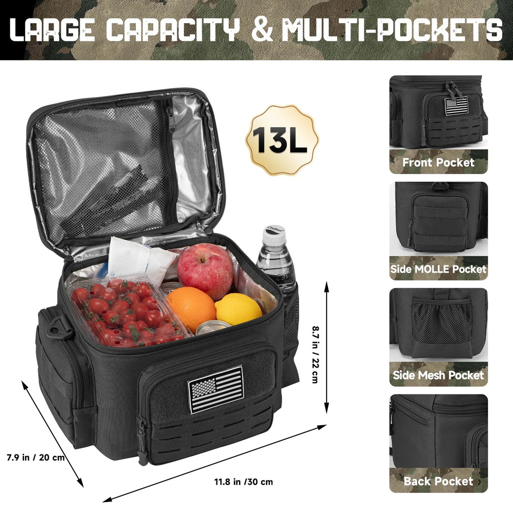 Tactical Thermal Cooler Bag – Heavy-Duty Lunch Carrier