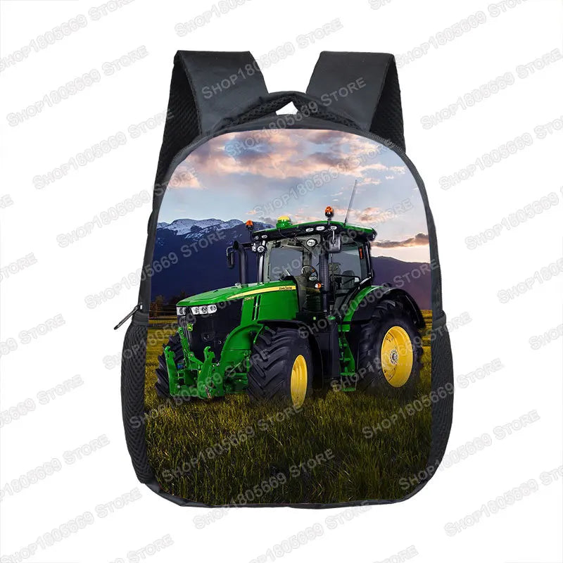 Tractor Backpack – 12-Inch Kids School Bag
