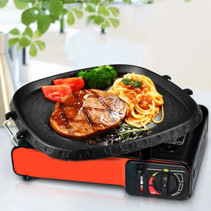 Korean Grill Pan – Non-Stick Square & Round Options