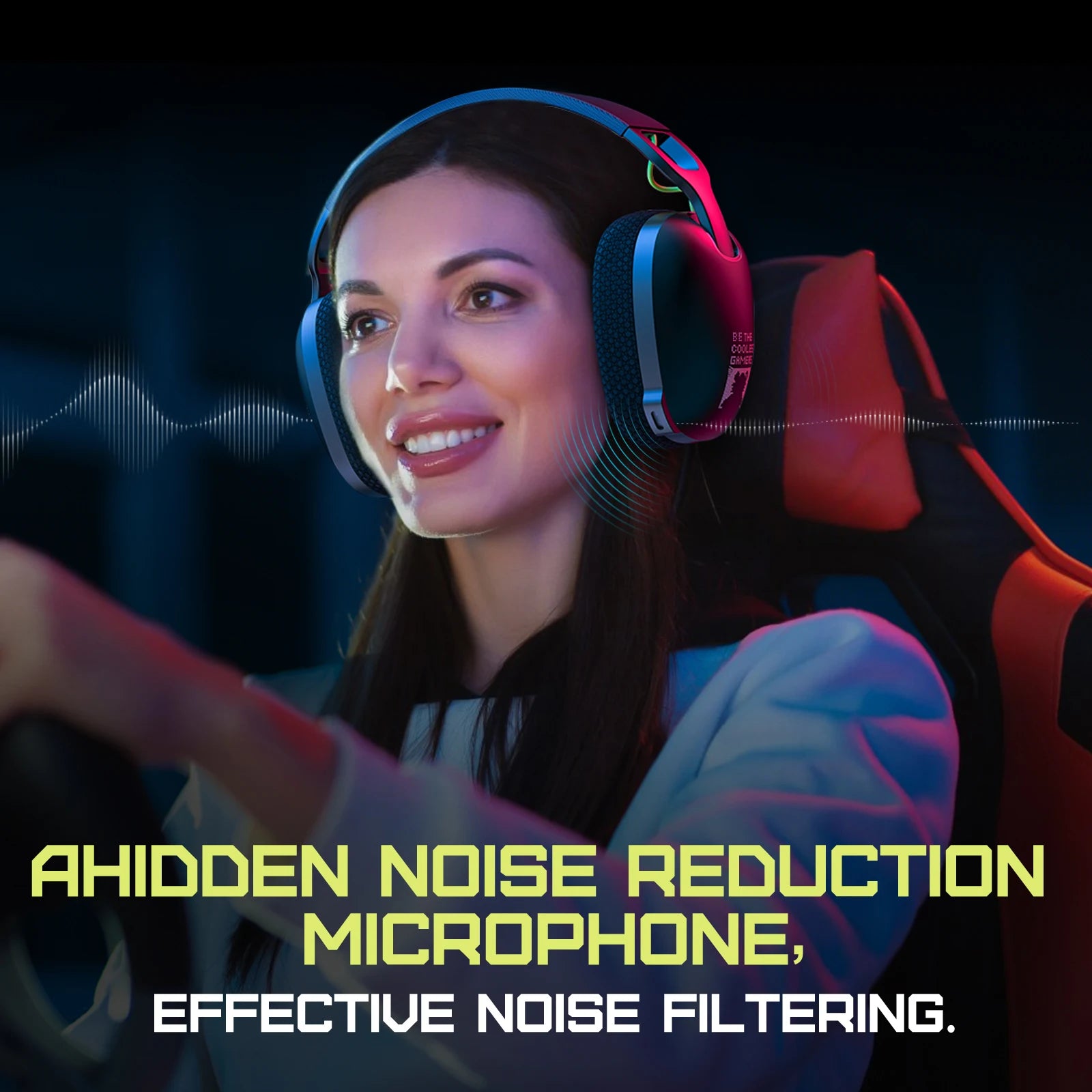 ONIKUMA GT806 Wireless Gaming Headset — 2.4GHz & Bluetooth 5.3, HiFi Sound, RGB, Noise-Canceling Mic for PC & Laptop