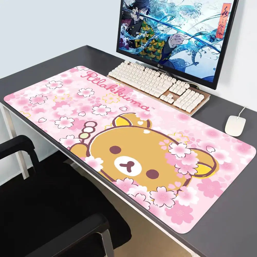 Rilakkuma Anime Gaming Mouse Pad — Large Non-Slip Desk Mat
