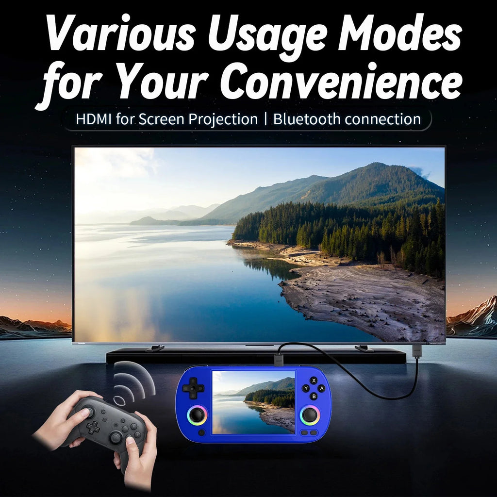ANBERNIC RG40XX H Handheld Retro Game Console — WiFi & BT
