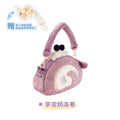 Lolita Plush Crossbody Bag – Sweet Girl Patchwork Tote for Women & Teens