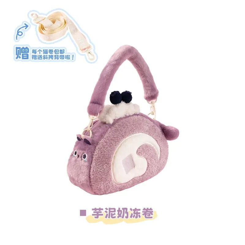 Lolita Plush Crossbody Bag – Sweet Girl Patchwork Tote for Women & Teens