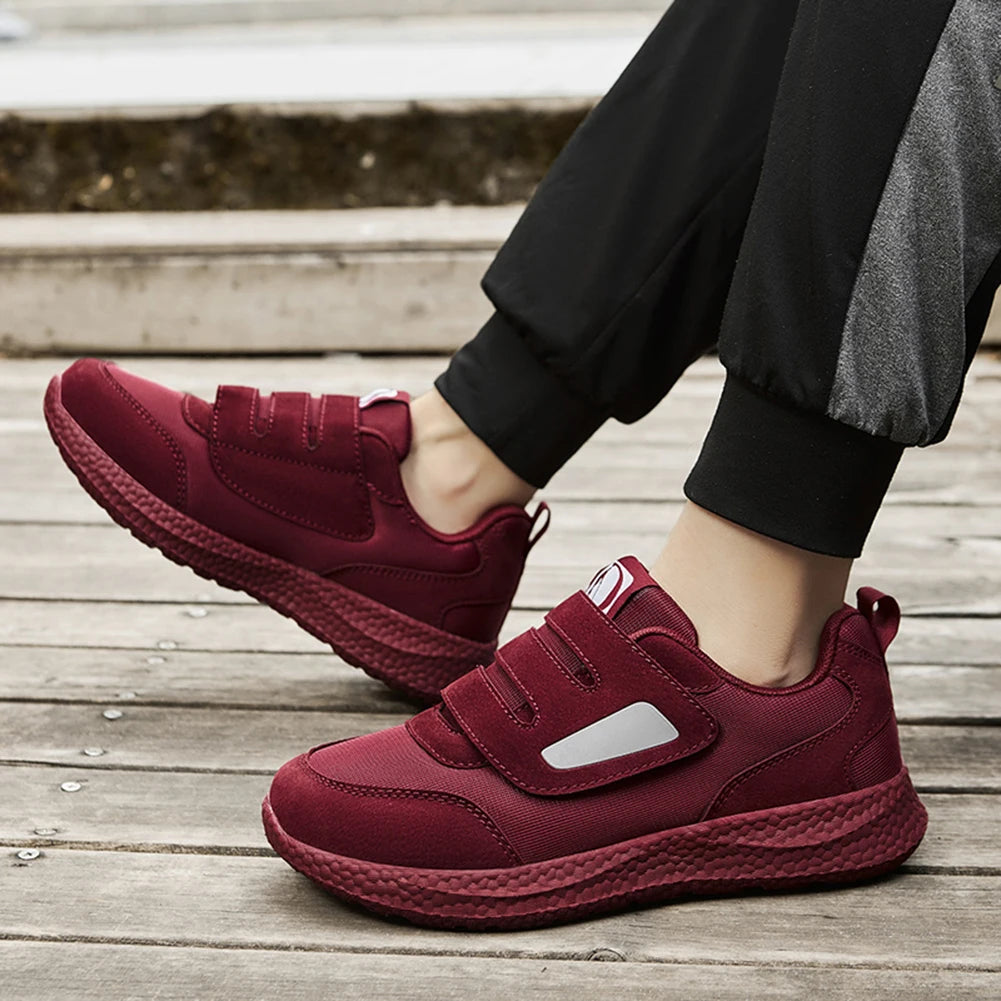 Men's & Women's Orthopedic Diabetic Sneakers – Wide Slip-On Hook & Loop Casual Shoes for Edema, Swollen Feet & Height Increasing Comfort