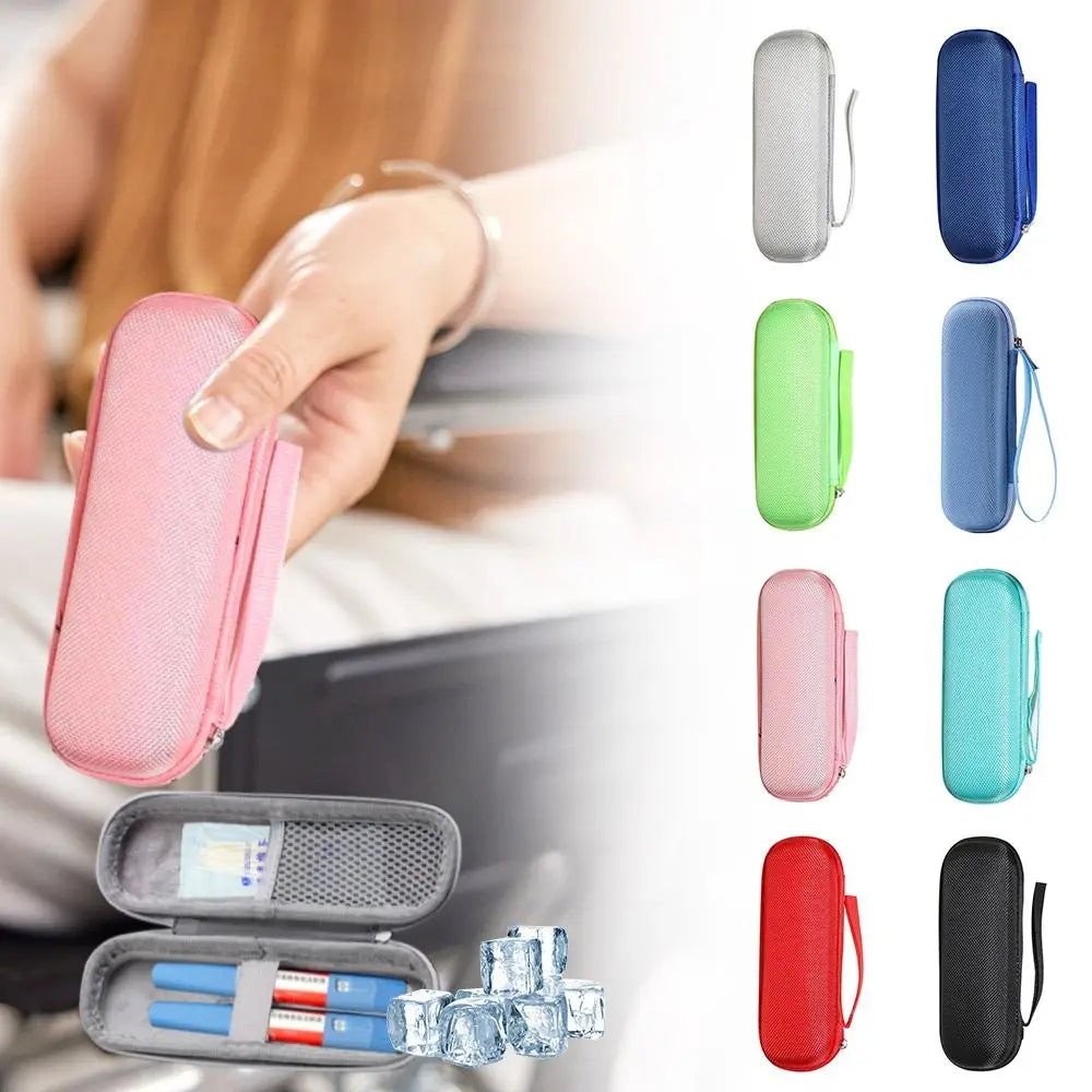 Portable EVA Insulin Cooling Bag – Waterproof Thermal Insulated Diabetic Travel Cooler