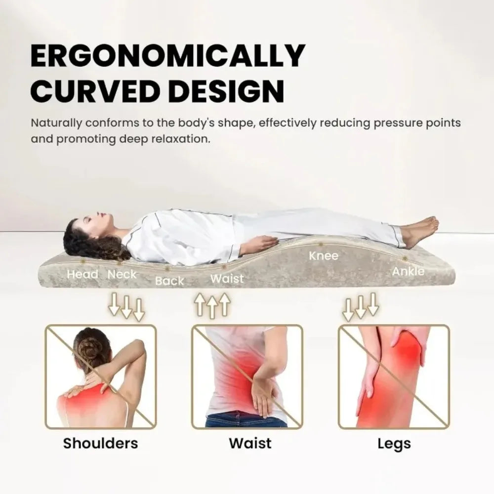 Premium Lash Bed Foam Topper – Ergonomic Contoured Cushion for Beauty Salon & Spa