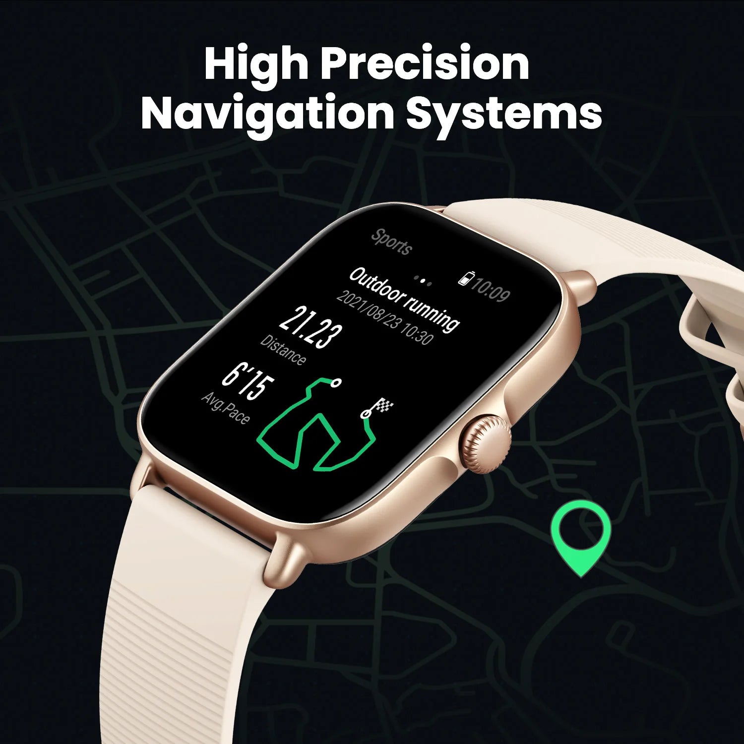 Amazfit GTS 4 Mini Smartwatch – Alexa Built-In 24H Heart Rate Monitor 150 Sports Modes
