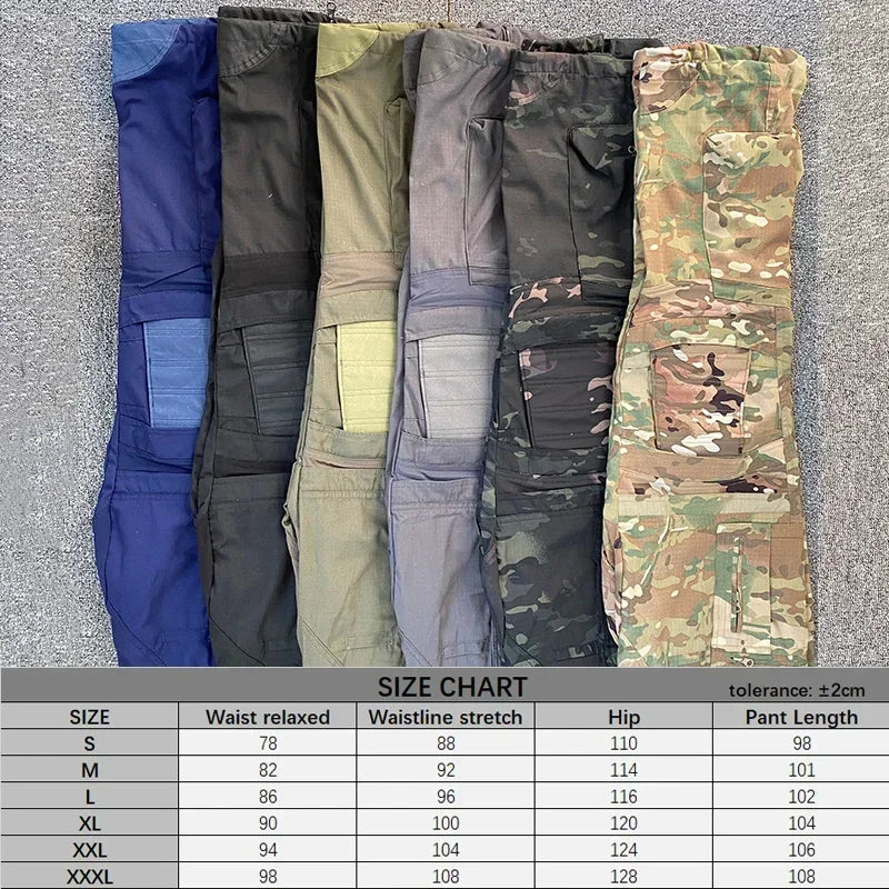Men's Tactical Cargo Pants – Multi-Pocket Combat Work Pants