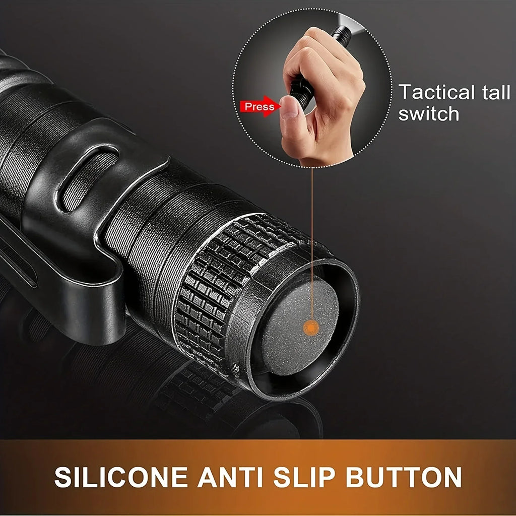 UV Flashlight 395nm Ultraviolet Torch – Pet Urine & Scorpion Detector, Pen Clip, 200 Lumens, AAA Battery