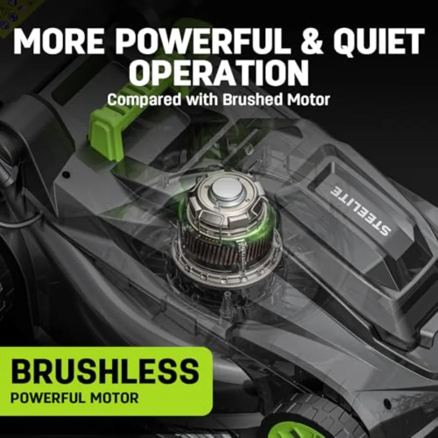 40V Dual-Battery Lawn Mower & String Trimmer Combo | Lithium-Ion, Extended Runtime, Residential Use