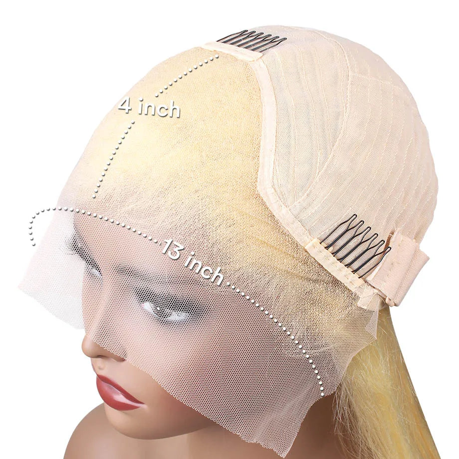 30 Inch 613 Lace Front Wig Human Hair 13x6 HD Transparent Lace Blonde Lace Front Wigs 613 Body Wave Lace Front Wigs Human Hair