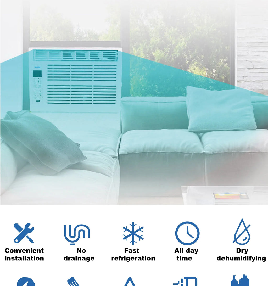 Yetian Window Air Conditioner — 1HP / 1.5HP Inverter AC, 9,000 / 12,000 BTU, Fast Cooling, Durable & Energy Efficient