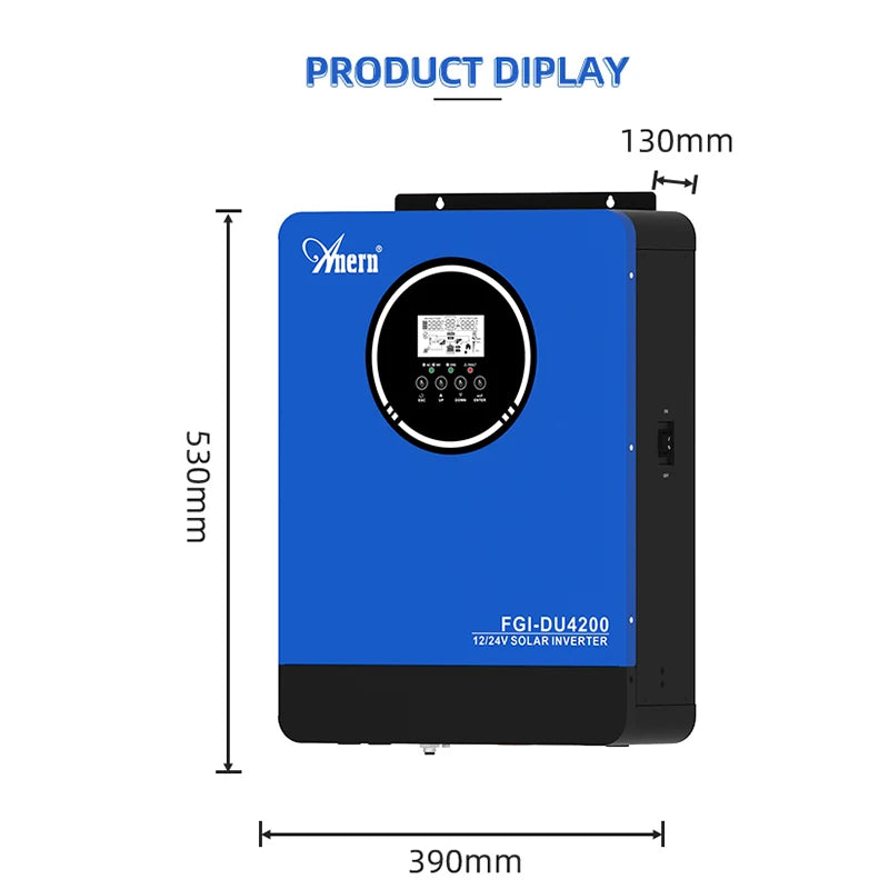 2300W Solar Inverter — Pure Sine Wave Off-Grid Inverter for Solar & Battery Systems