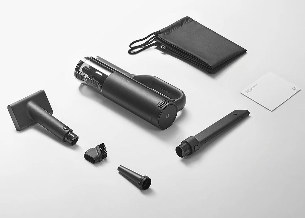 Mijia Car Vacuum Cleaner — 21kPa Suction, 5-Stage Filtration, 2400mAh, Type-C Charging