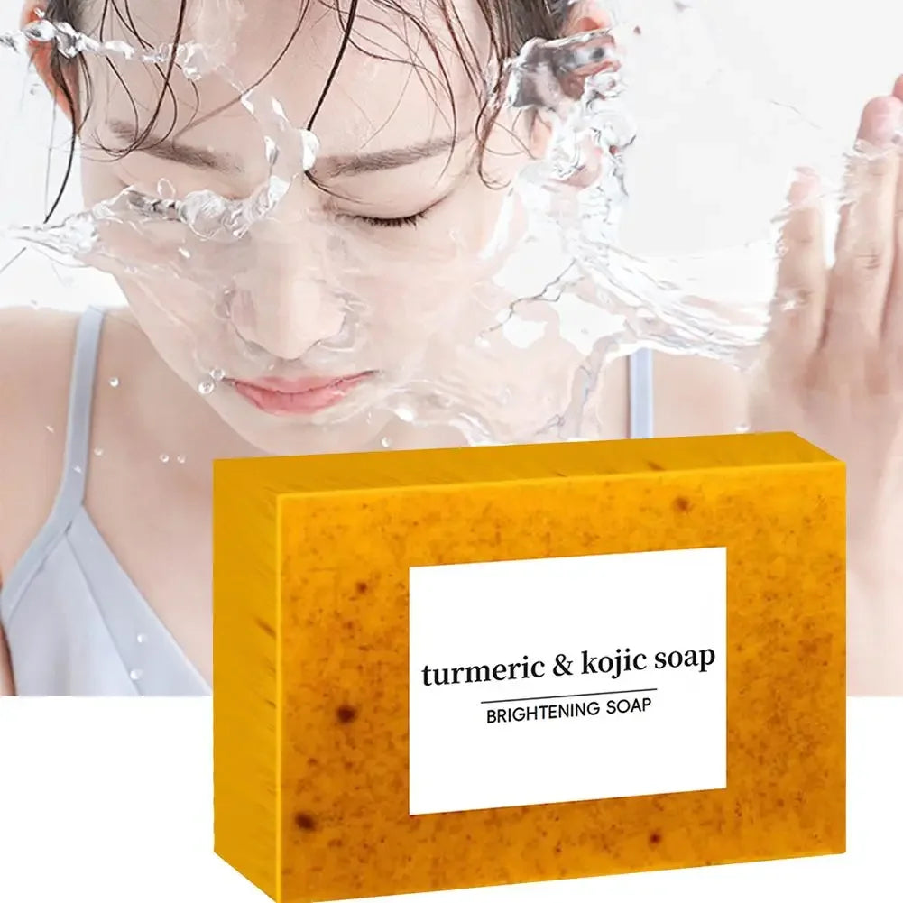 Turmeric Lemon Kojic Acid Soap Bar – Brightening, Dark Spot & Acne Facial & Body Soap