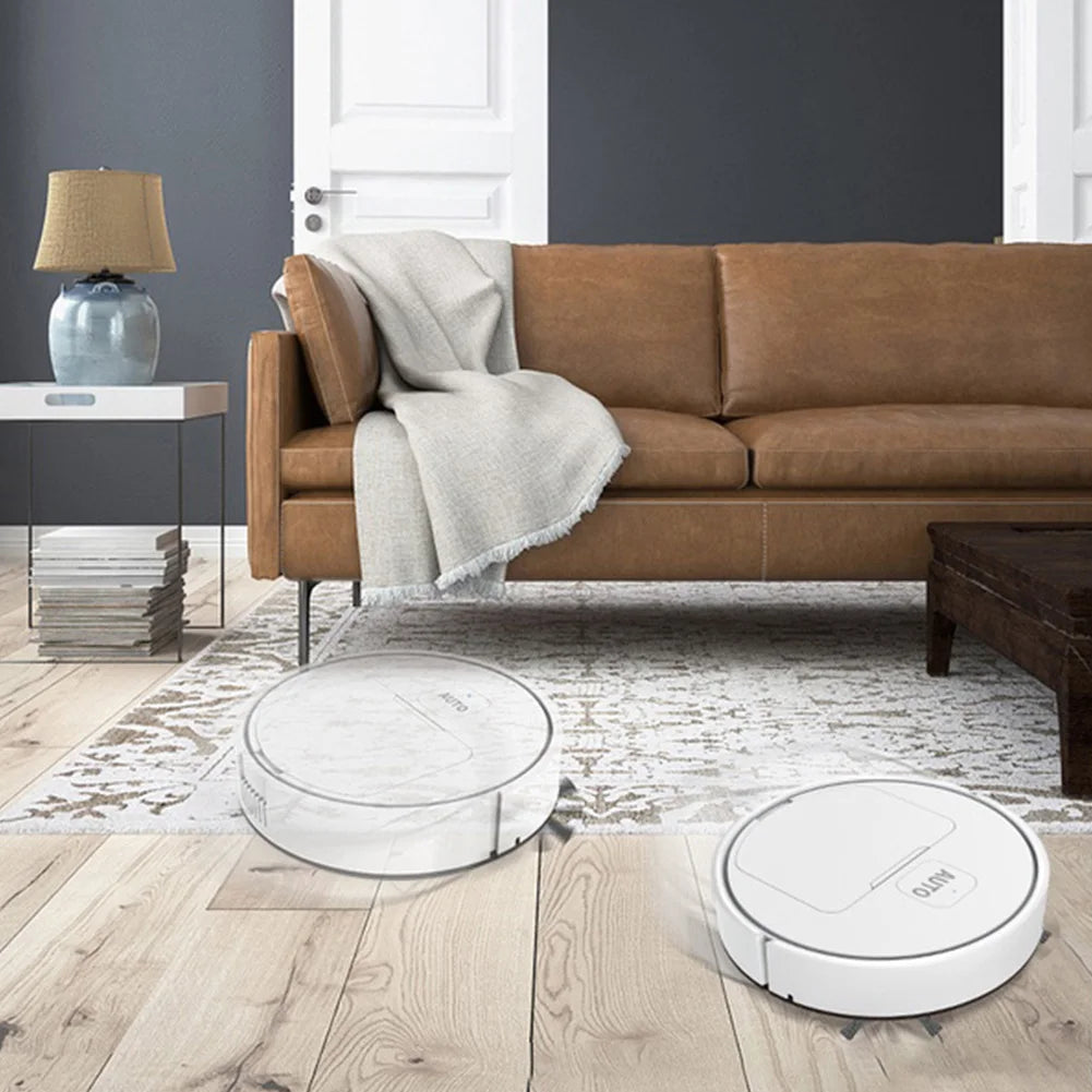3-in-1 Smart Robot Vacuum Cleaner – Auto Sweep, Mop & Suction USB Rechargeable