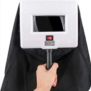 Wood's Lamp UV Skin Analyzer – 365nm UV Light Skin Scanner with 3x Magnifying Lens for Home & Salon Use
