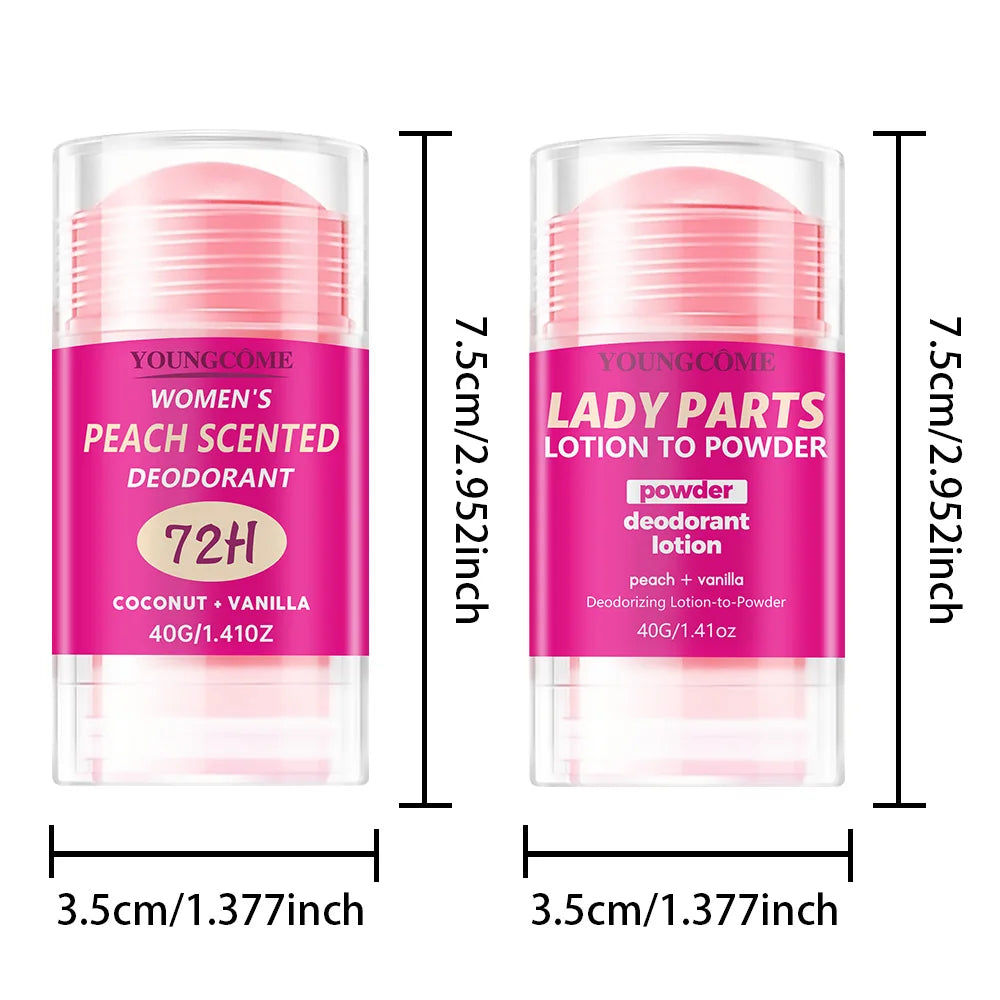 Honey Peach Antiperspirant Deodorant Stick 40g – Underarm Odor Remover