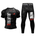 MMA BJJ Compression T-Shirt, Pants & Muay Thai Shorts Rash Guard – Multi-Piece Fitness Sport Suit