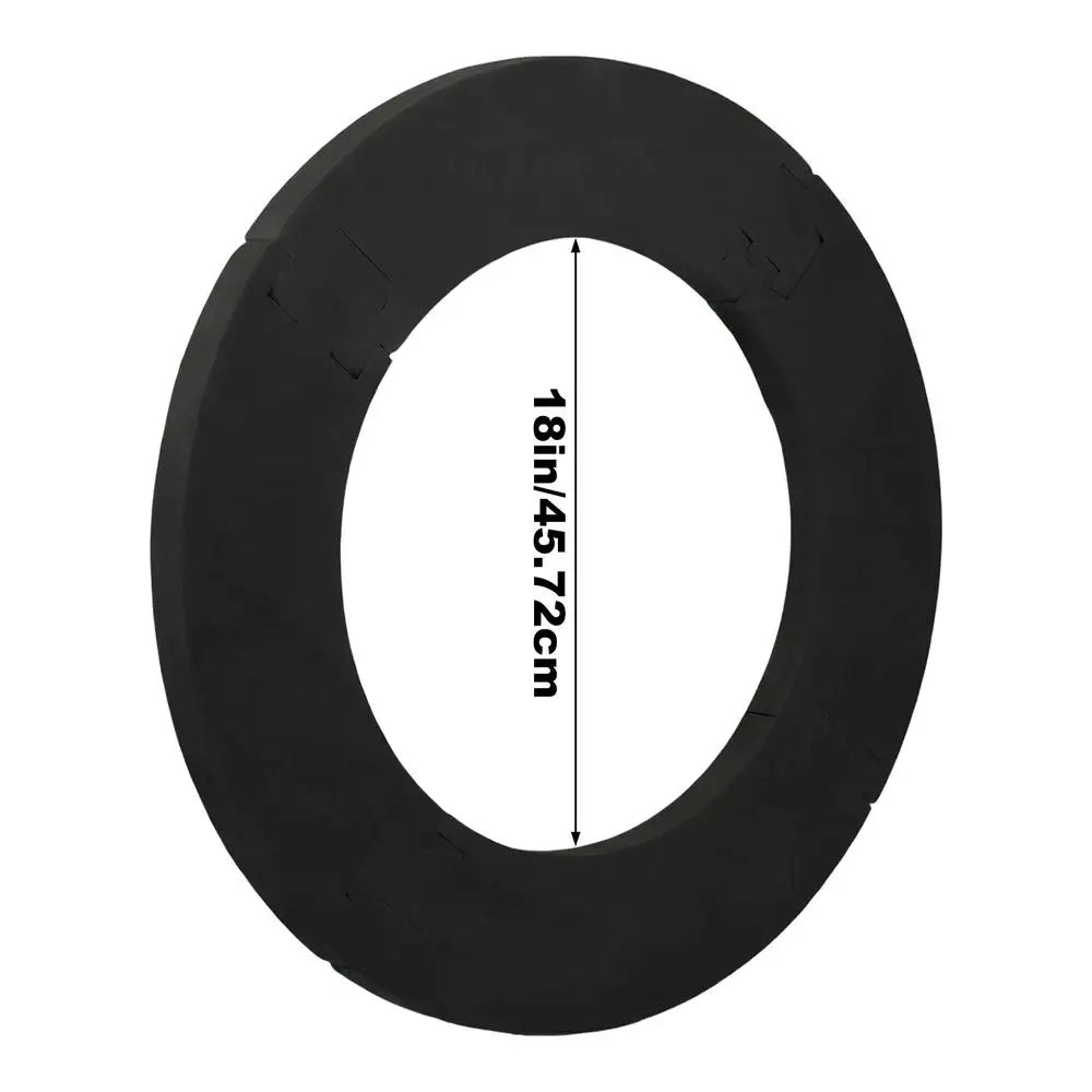 Dartboard Surround – 18-Inch Wall Protector, Noise Reduction Foam Ring for Steel Tip Darts, Game Room & Bar