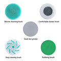Silicone Electric Body Scrubber – IPX7 Waterproof Cordless Shower Brush with Back Massage & Exfoliating Heads