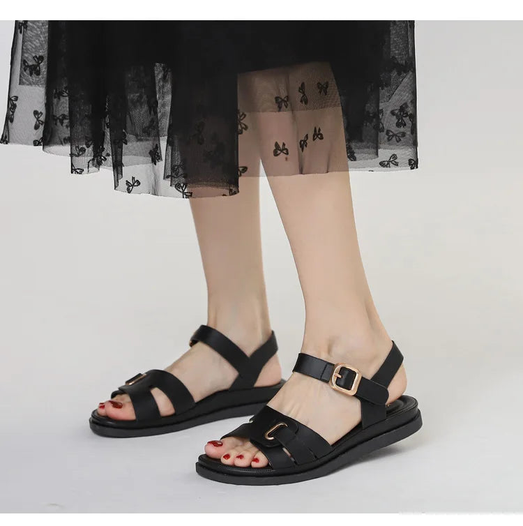 Women's Thick-Sole Summer Sandals – Non-Slip Soft Sole Beach Shoes