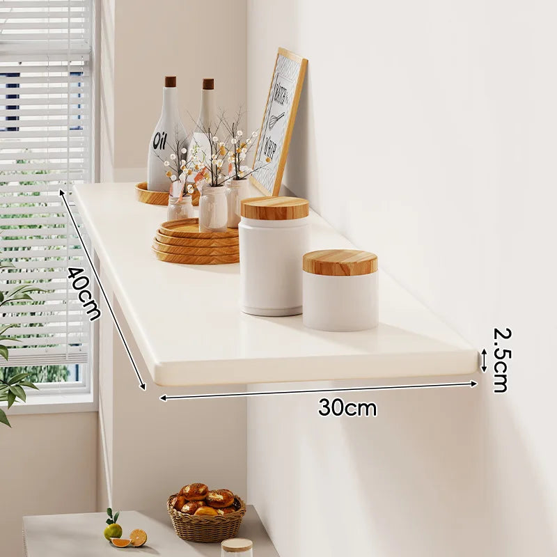 Floating Wall Display Shelf — Wooden Bookshelf, Decorative Laminate & Living Room Wall Rack