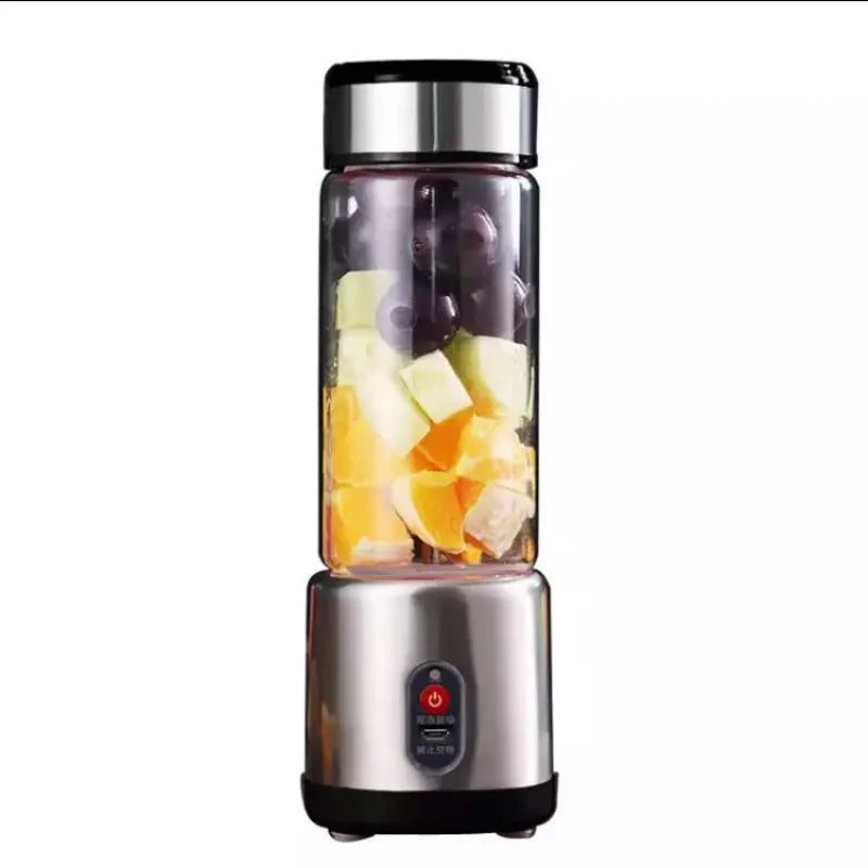 Multifunction Portable USB Rechargeable Blender – Electric Fruit Mixer, Orange Juicer & Milkshake Maker