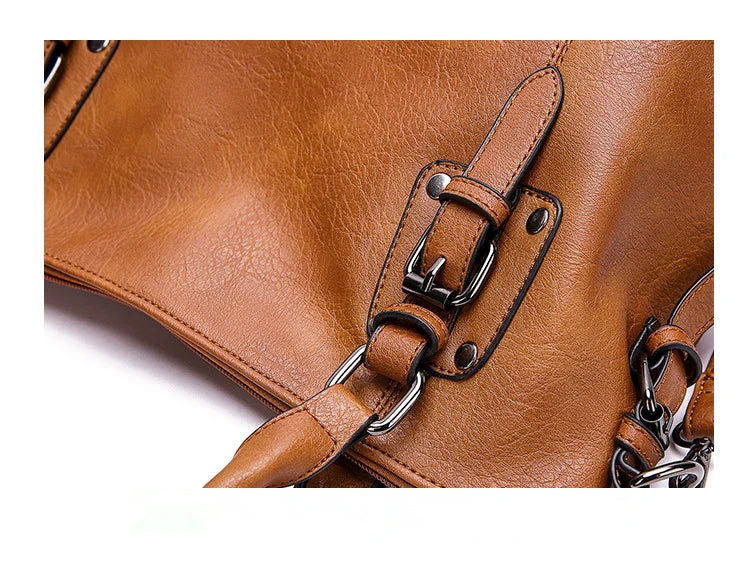Vintage Patent Leather Pillow Shoulder Bag – Luxury Hobo Crossbody Handbag for Women